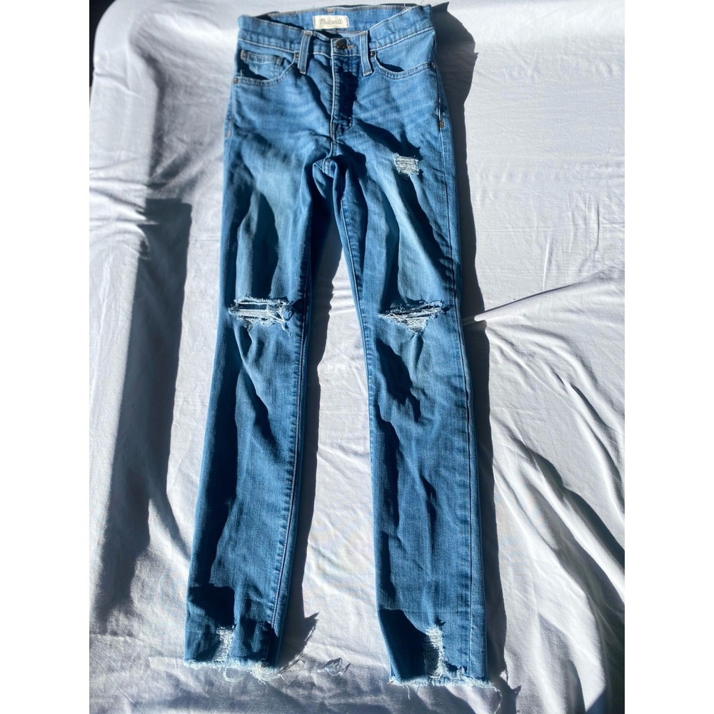 Madewell Women's 9" High Rise Skinny Jeans Light Wash Size 24